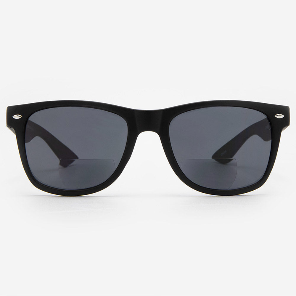 VITENZI Bifocal Reading Sunglasses - Librarian Style With Rx 3.00 Magnification & UV400