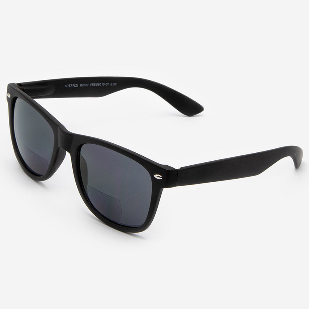 VITENZI Bifocal Sunglasses Classic Readers for Reading Under The Rimini Sun in Blue 2.25
