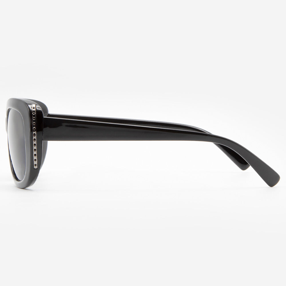 Chanel Brand New Black Mini CC White Black Lens Sunglasses