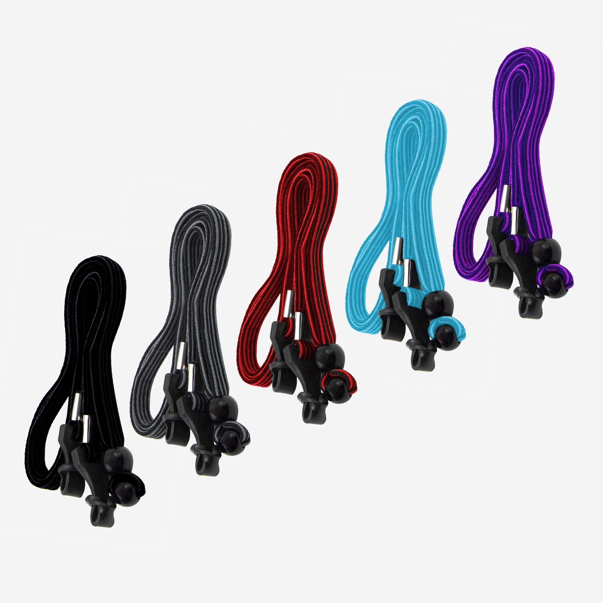 5-Pack Sports Sunglass Neck Straps - Eyeglass Lanyard Holder For Reading Glasses & Shades